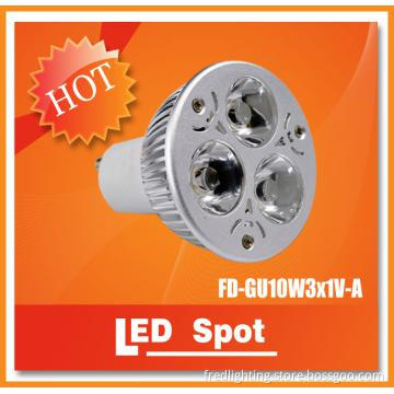 GU10 9W 3PCS Edison 3W LED Used LED Spot Light Fredlighting